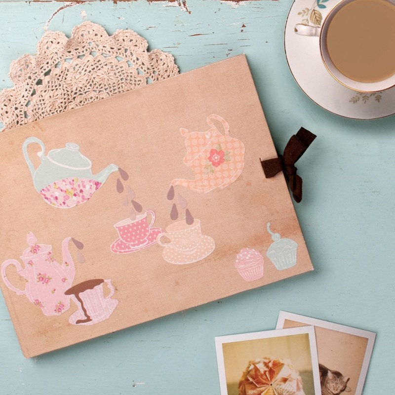 MINI Teatime - reusable fabric stickers for laptops, notebooks etc