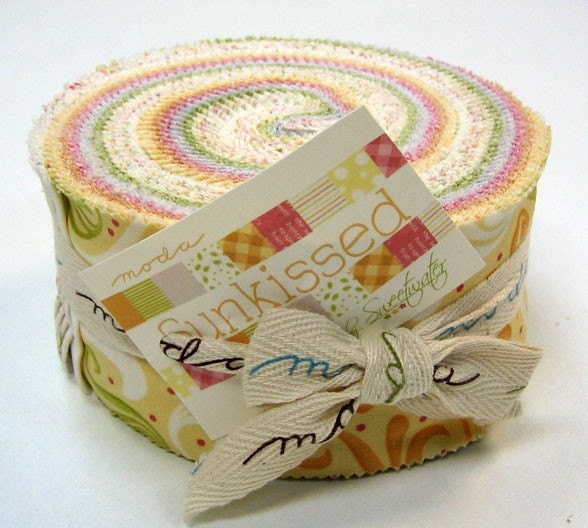 Sunkissed Jelly Roll by Sweetwater for Moda Fabrics, 40 2.5 inch strips