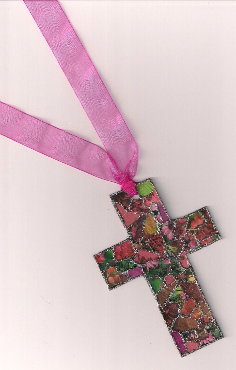 At The Cross Shades of Pink & Fushia Bookmark