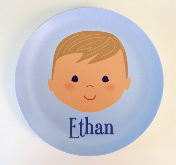 Custom Personalized Plate  - Girl or Boy