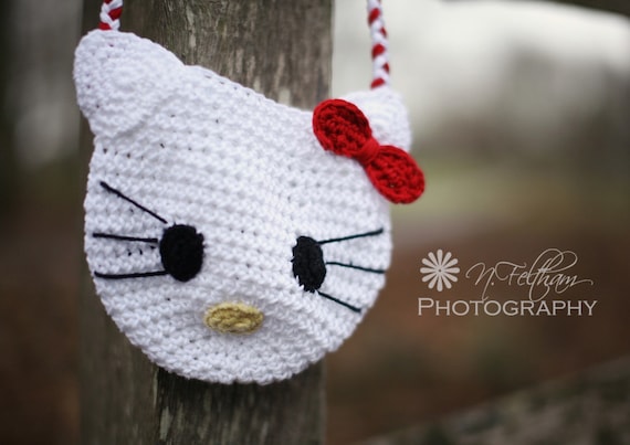 Hello Kitty Crochet Bag 100% Luxury Cotton