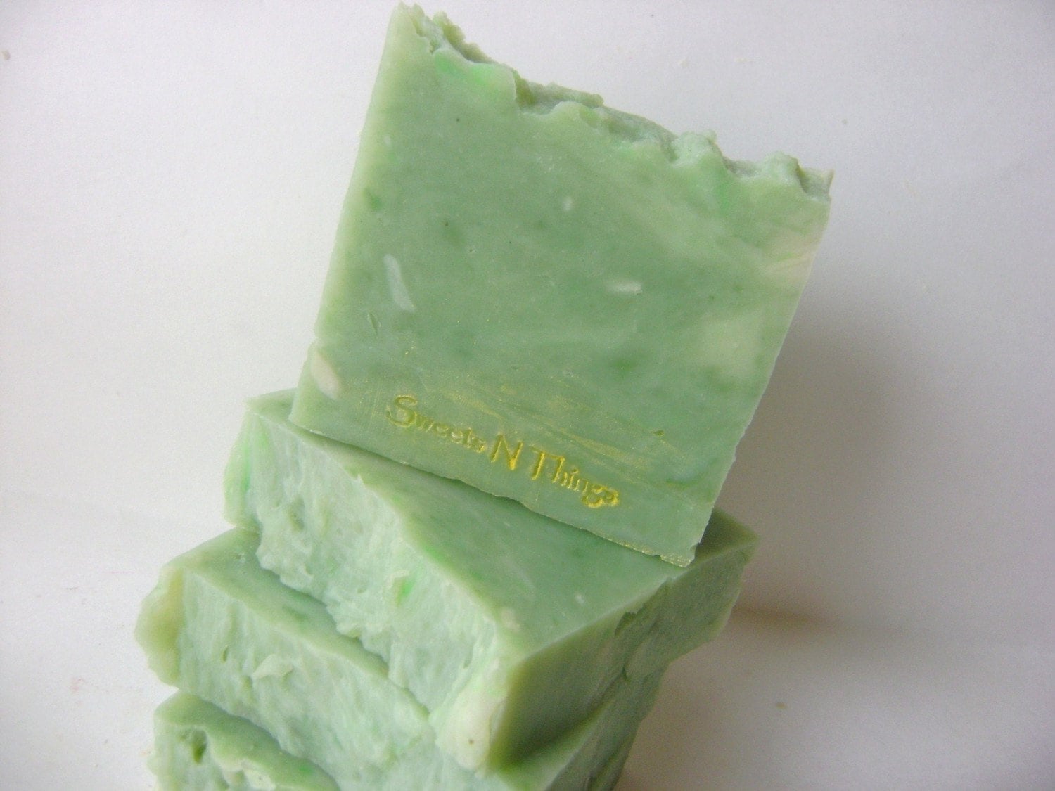 ON SALE 10% OFF The Finest Green, Handmade Vegan Hot Process Soap, "Herbal" Scent