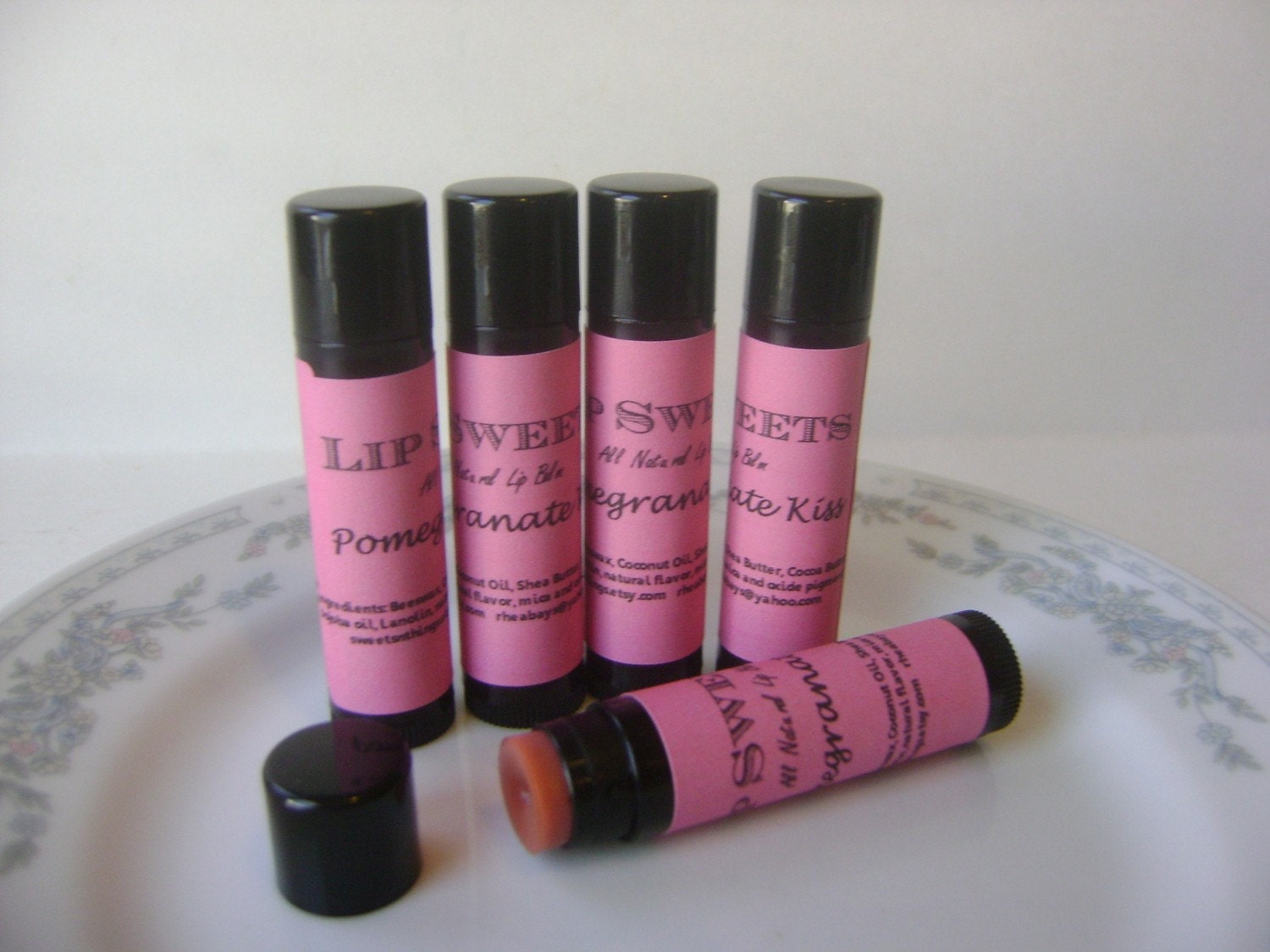 CLEARANCE 25% OFF Lip Sweets All Natural Lip Balm, Pomegranate Kiss