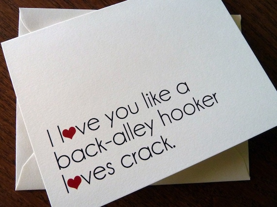 Back-Alley Hooker Greeting Card