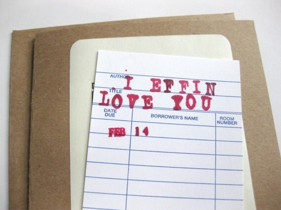 I Effin Love You Valentine Card