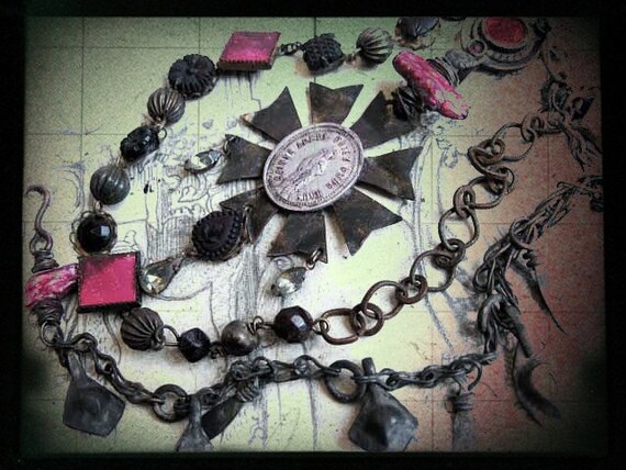 The Hesychast. Victorian Tribal Rosary.
