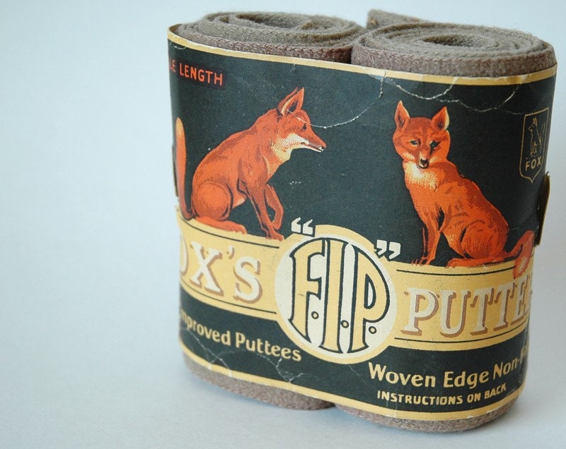 Fox's Puttees Original Packaging
