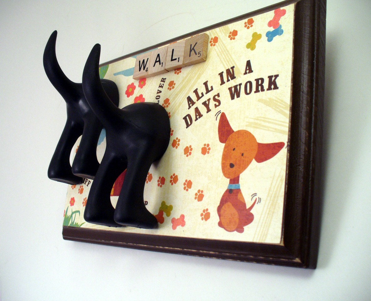 All in a Days Work - Dog Tail Leash Hook - Personalize It