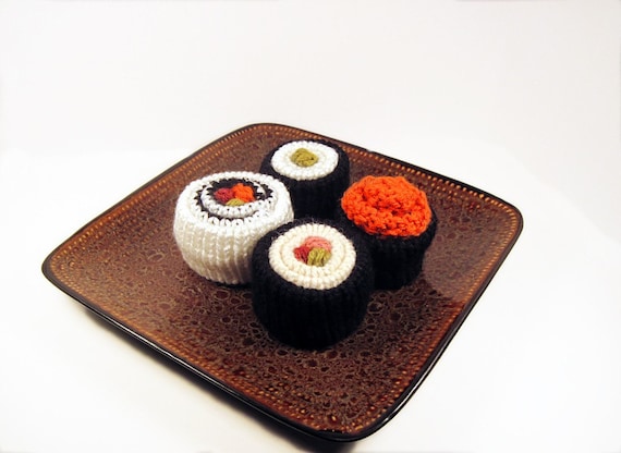 Knitted Sushi Roll Set