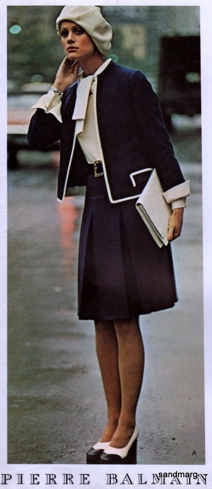 Pierre Balmain Dresses. Vintage Vogue 2845 Paris Original Pierre Balmain Dress and Jacket Size 14 Uncut. From sandmarg