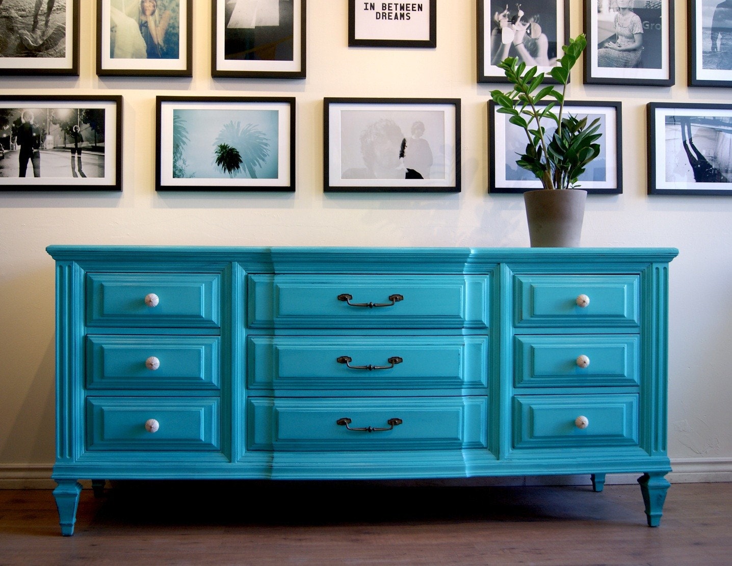 Turquoise dresser/sideboard