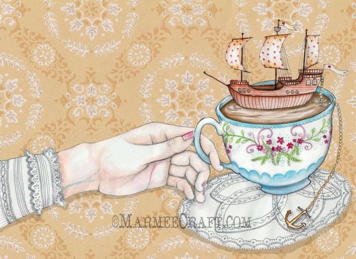 Once Upon a Tea Time, Print