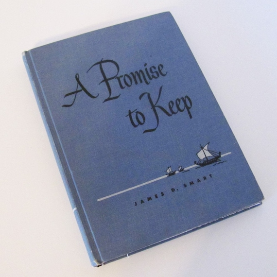 A Promise to Keep handmade journal from repurposed vintage book
