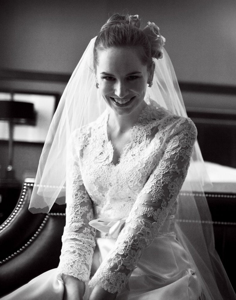 Grace Kelly 39s 1956 lace wedding dress served as inspiration for the modern