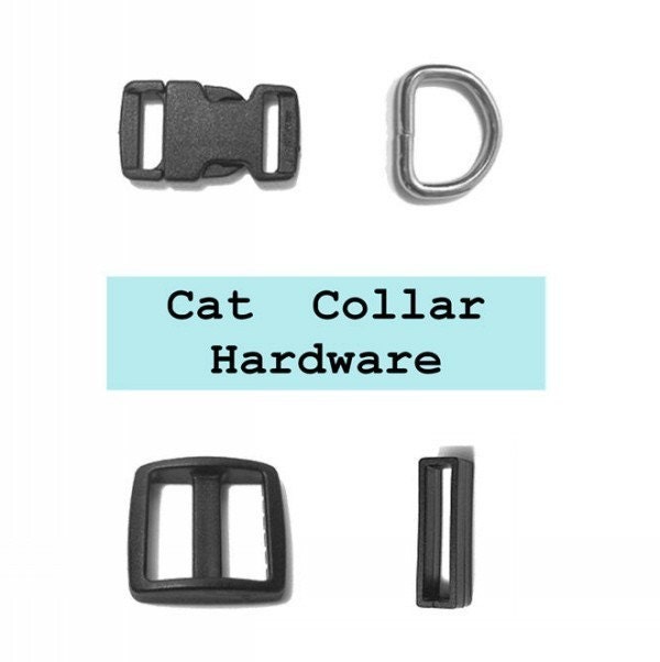 10 SETS, Cat Collar Kits, 3/8 inch, 40 Pieces, 9.5mm (set catA)