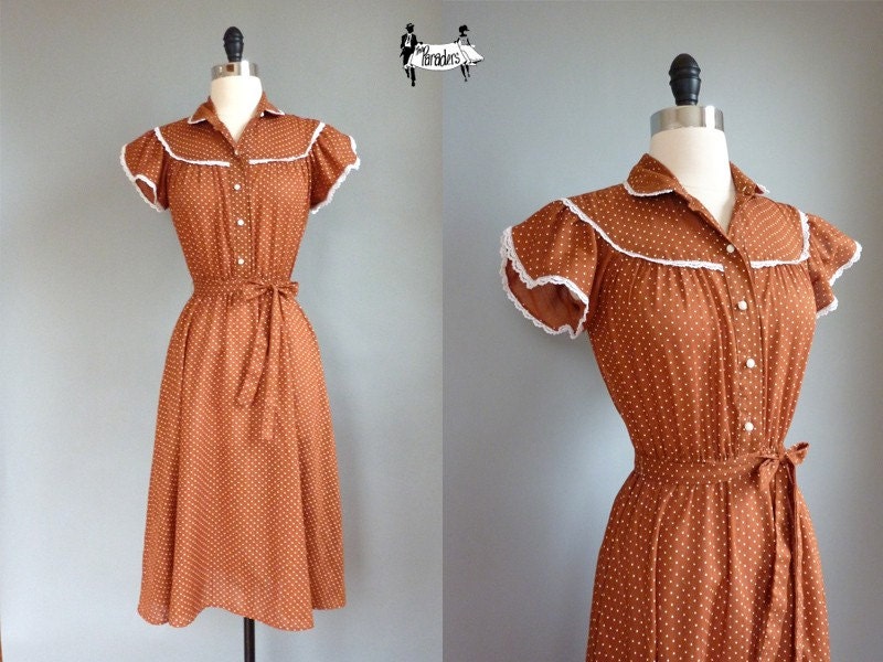 vintage 1970s ELLIE MAY dress (w170c01-1)