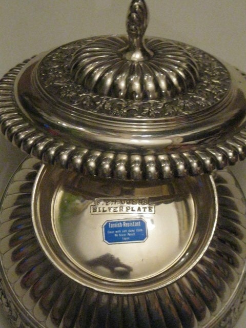 F. B. Rogers Silverplated Vintage Lidded Bowl - Made in Japan