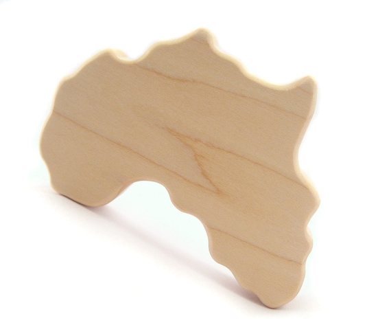 organic Africa TEETHING TOY - natural wooden grasping teether eco friendly babies infants kids