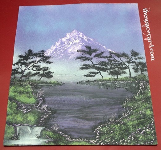 A "Purple Mountain's Majesty" Signed Original Painting