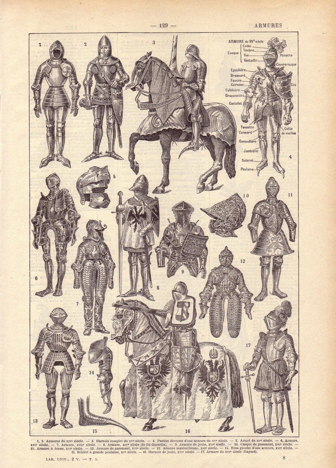 Урожай 1922 ARMOR французский словарь Иллюстрация