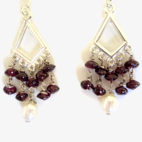 pearl and diamond chandelier earrings. Diamond Shaped Chandelier