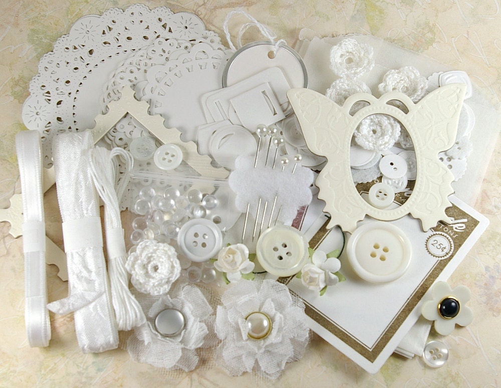 White Embellishment Kit