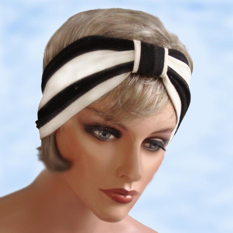 40s pin up girls. 40s Retro Pin Up Girl Striped Stetchy Narrow Headband. From anickascottage