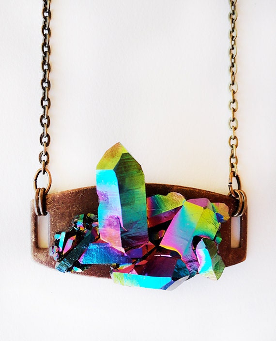 MARIAH rainbow stone necklace