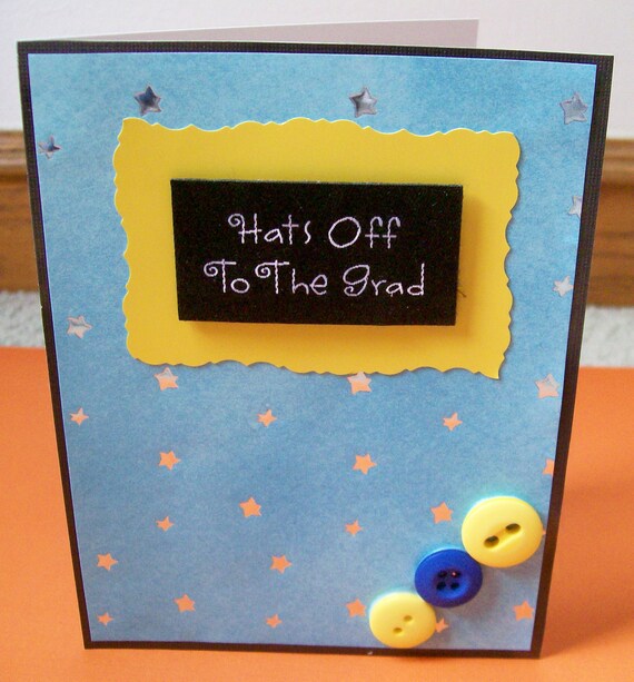 SALE-Hats Off To The Grad Greeting Card