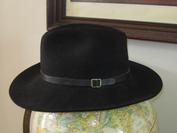 Vintage Small Fedora -Genuine Fur Felt - Beaver Brand Made in USA Father's Day Gifts