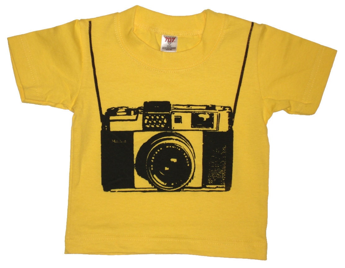 Baby Photographer Camera T Shirt For Toddlers NB, 6 mo, 12mo, 18mo, 24mo