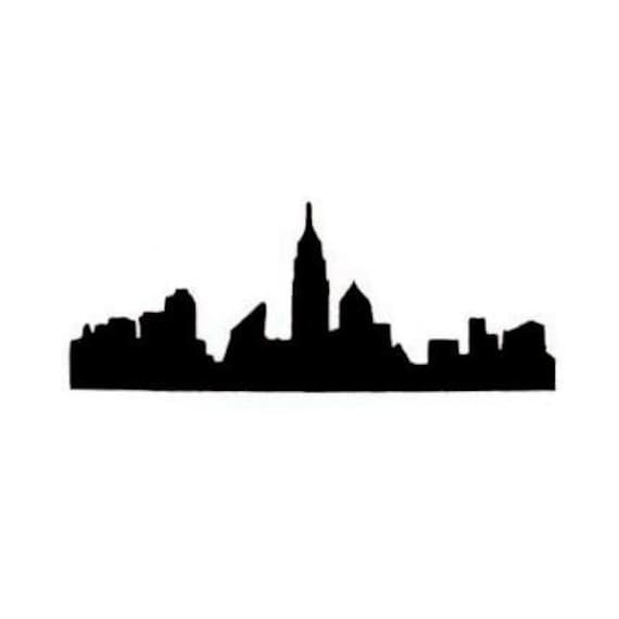 new york city skyline silhouette. New York City Skyline
