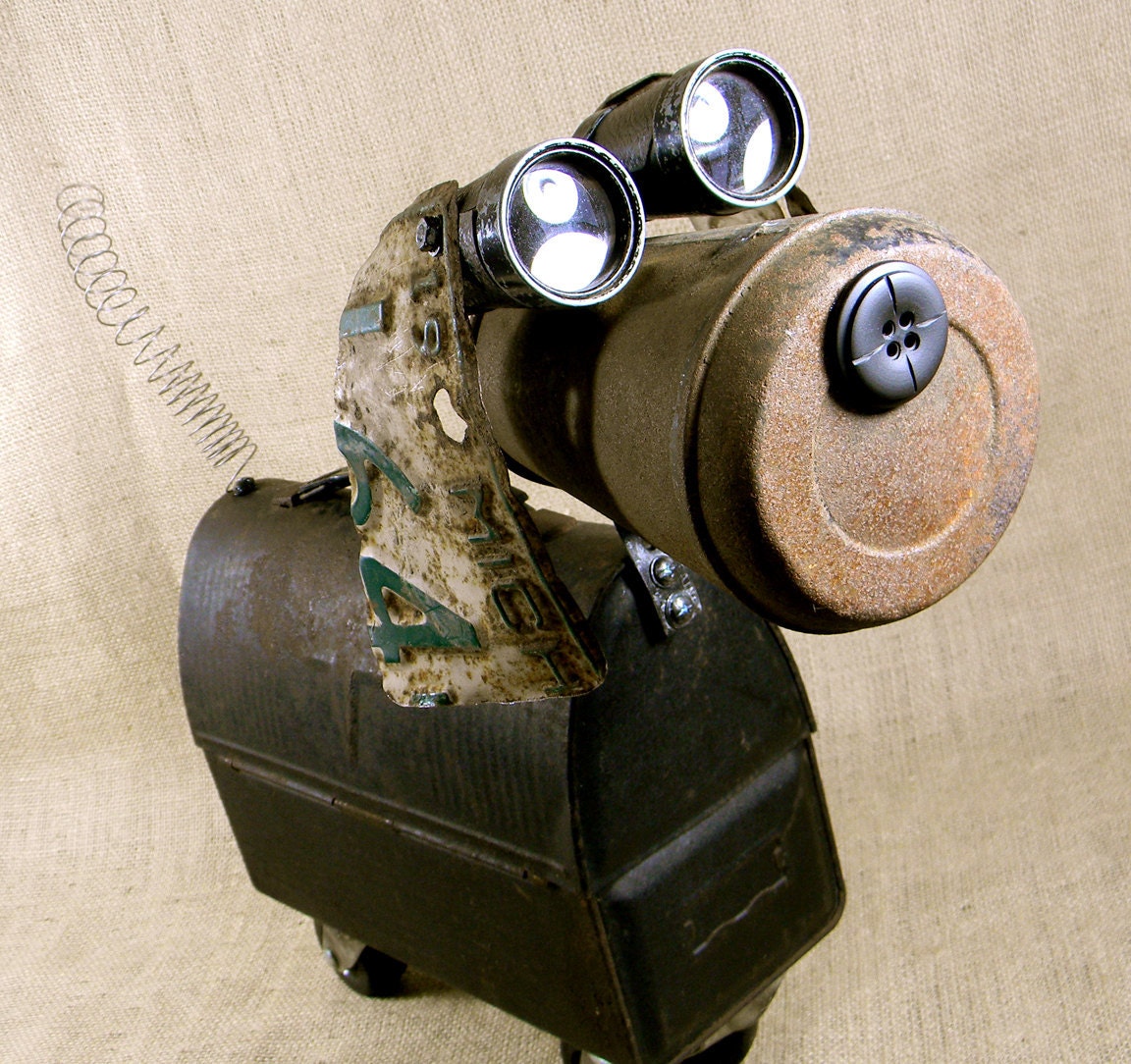 RUSTY - A Robot Dog Assemblage - Reclaim2Fame