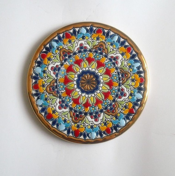 Decorative Handmade plate to hang in Wall - Medium