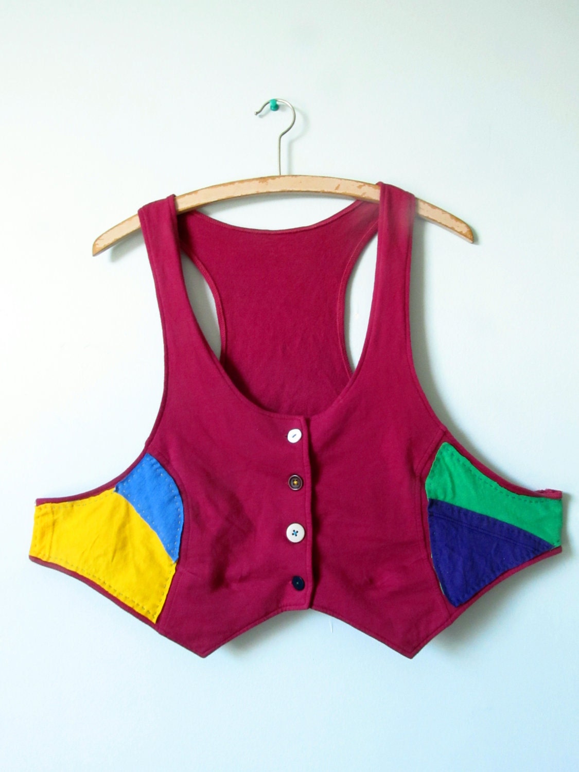 Upcycled Colorful Vest