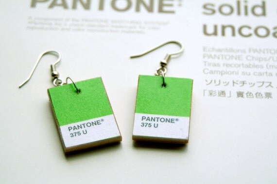 Pantone Earrings: Custom Color(s)