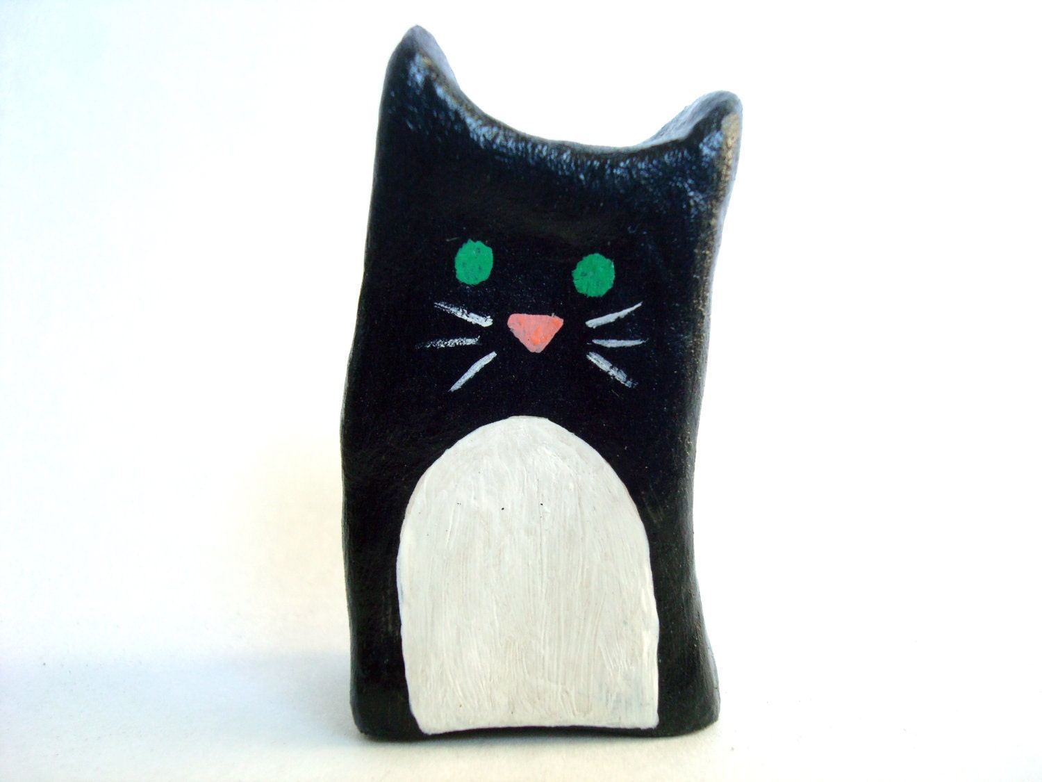 Clay Black Cat Miniature