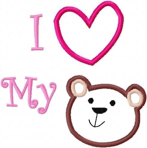 valentine teddy bear. Valentines Day I Love My Teddy