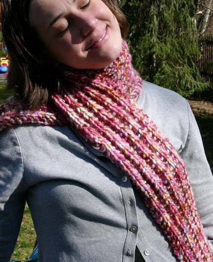SALE...Red Raspberry Scarf...6 dollars off