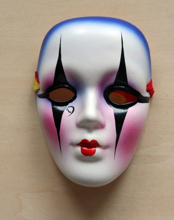 Eye Makeup Mask. Doll Mask With Eye Makeup