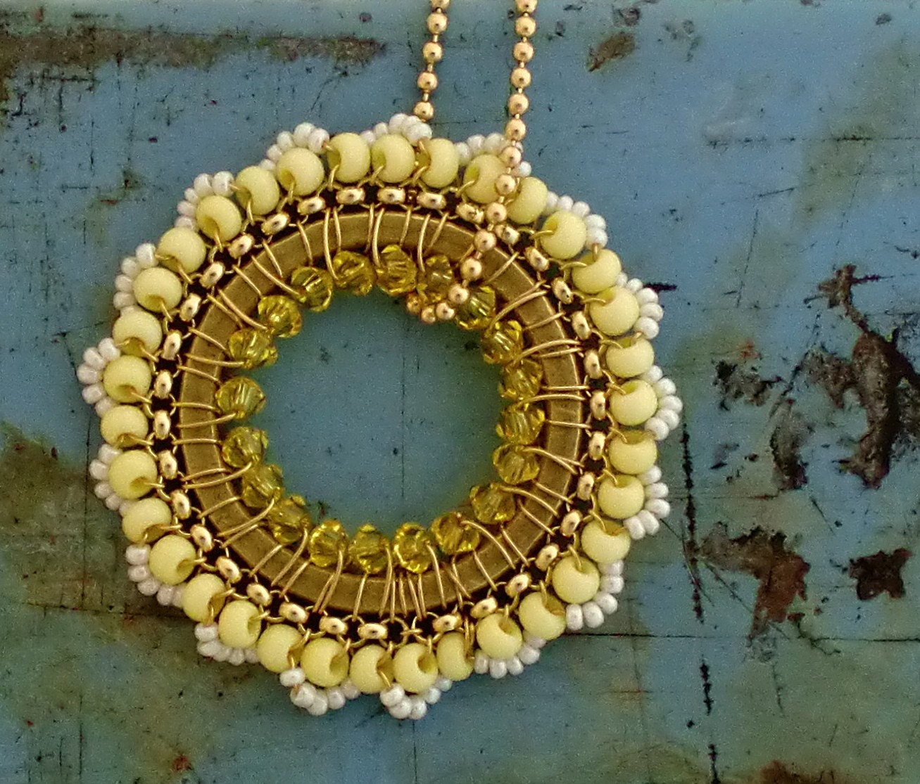 50% off SALE Louie's Mellow Yellow Necklace