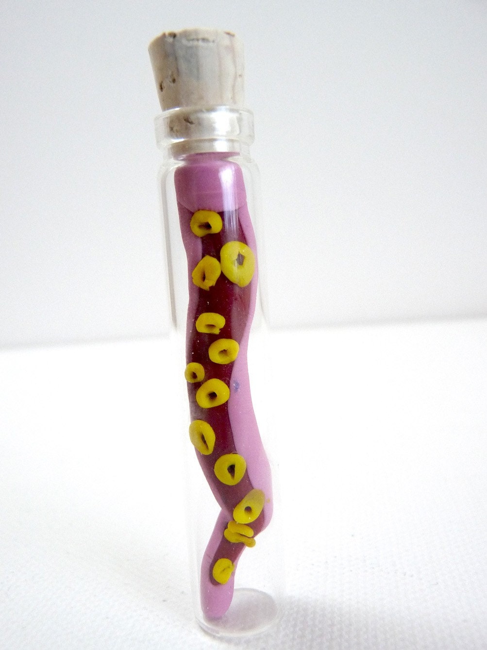 Pink and Red Tentacle in a Vial