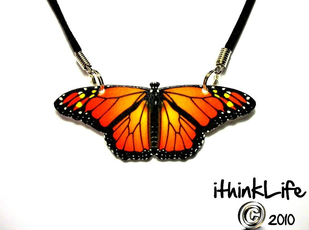 monarch butterfly necklace