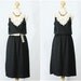 Black Stripe Dress Vintage Style - Promotion 50% Off shipping