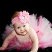 MY FIRST TUTU with Matching Headband....Great for newborn photos, 1st Birthday or Shower gift