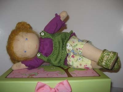 Willow Berrie Waldorf Style doll made for Earthday