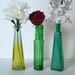 Vintage Tall Green Glass Medicine Bottle Collection
