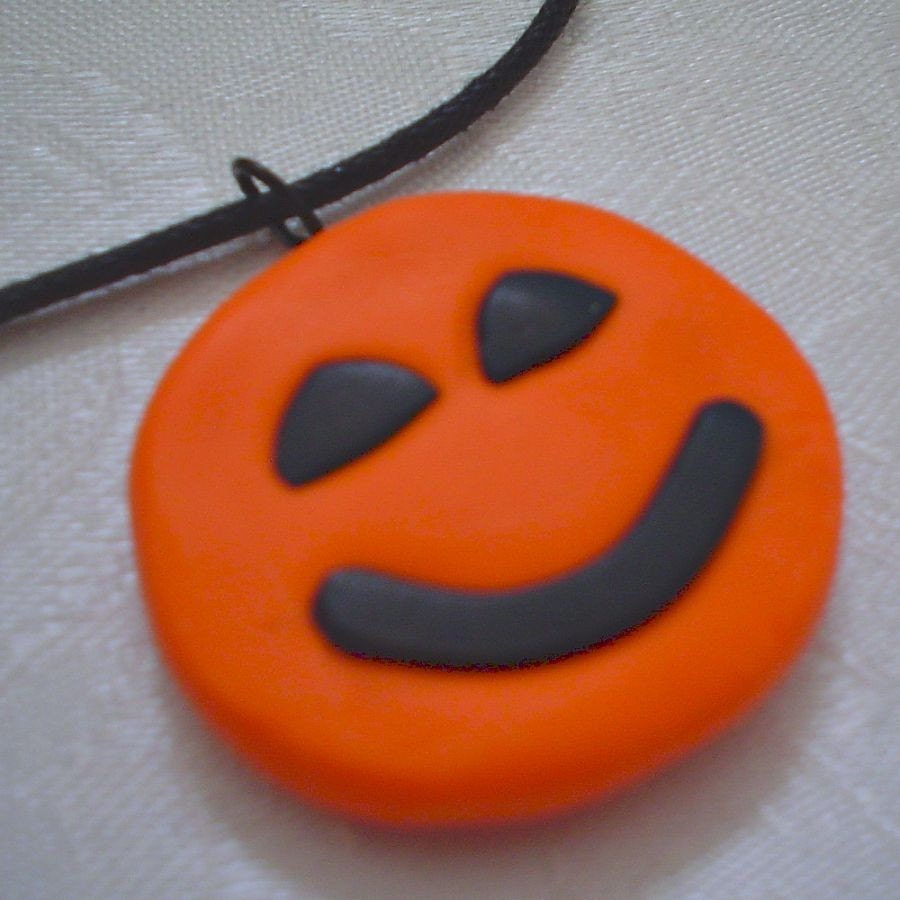 Don't Worry, Be Pumpkin Necklace