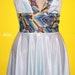 SALE Perfect Mod- Floral Print Dress w/ Circle Skirt