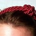 Couture Nautical Knot Satin Red Sweetheart Headband
